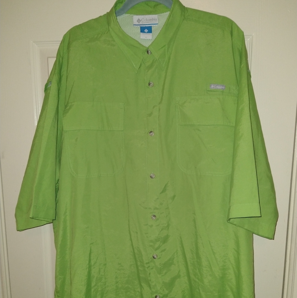 Columbia Sportswear Company Button Down Shirt Men's sz XL